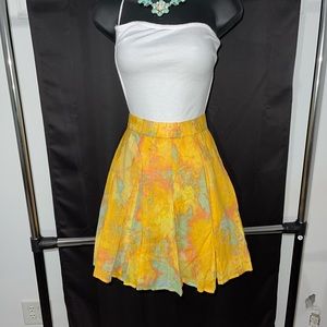 Free people tie die mini skirt